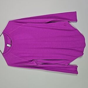 Under Armour medium purple open back long sleeve top
